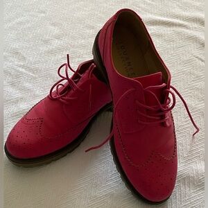 🩷HOT PINK🩷 Suede Oxfords/Wing Tips 
from JOURNEE COLLECTION